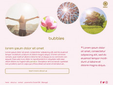 bubbles: pink