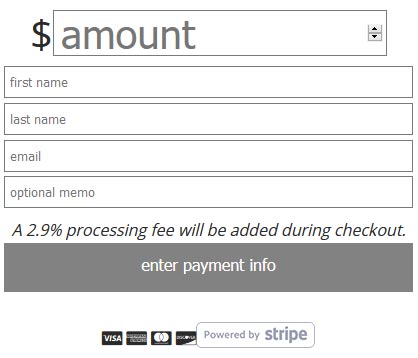 payment processing fee