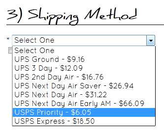 real-time shipping rates