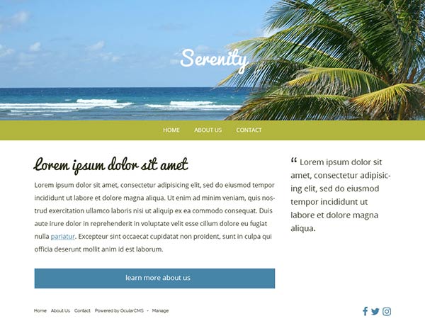 serenity: tropical