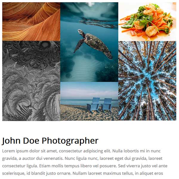 New grid photo gallery added | Blog