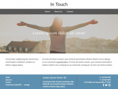 in touch: default