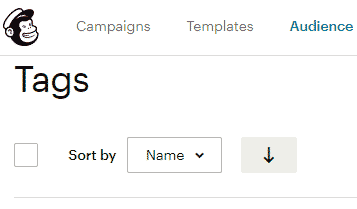 mailchimp tags