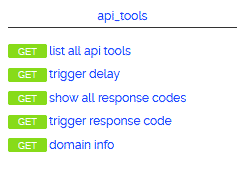 API Tools endpoints