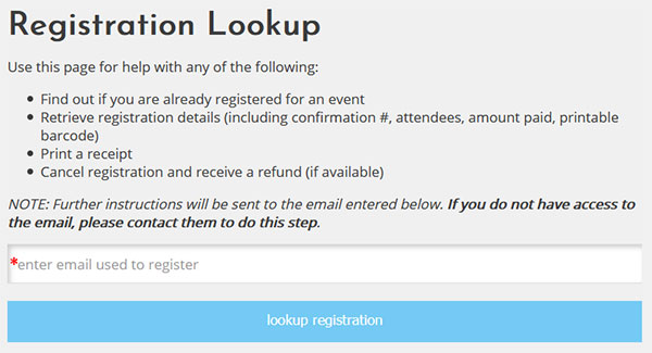 registration lookup